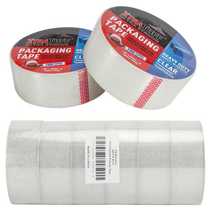 XtraTuff Packing Tape 1.89in by 200yd Clear for wholesale by Deluxe Import Trading