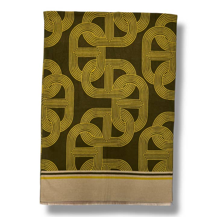 London Scarves – Großhandel Schal – Damen – Kaschmirmischung Kettenglieddruck7