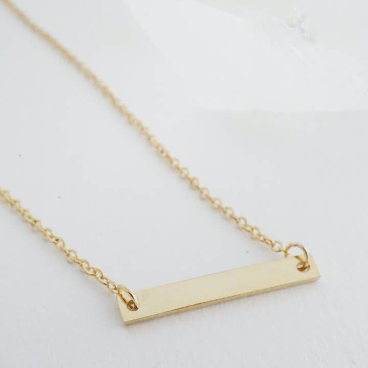 Mini Bar Bracelet for wholesale by Honeycat Jewelry