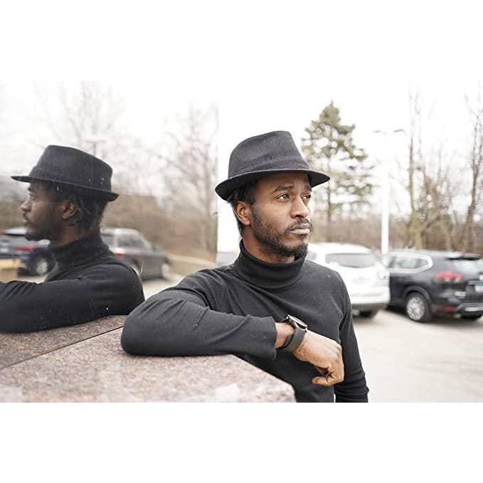 Funky Junque - Wholesale Fedora - Men's - Men's Wool Fedora - Black2