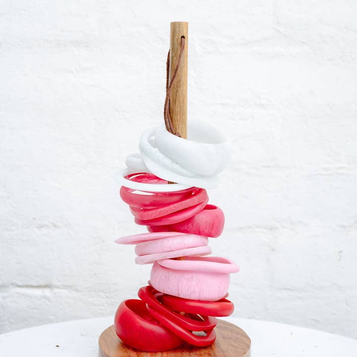 Greenwood Designs - Wholesale Bangle bracelet - Geo Resin Stacking Bangle15