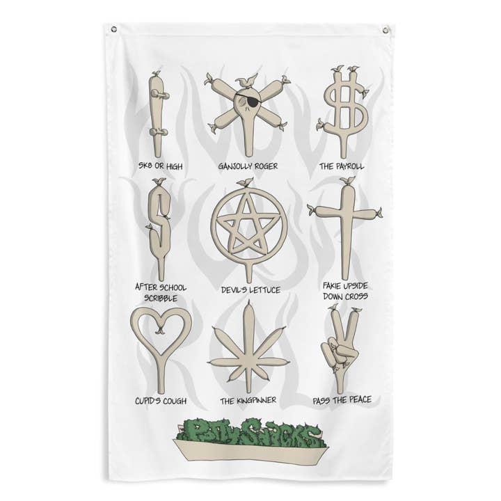 Know Your Roll Banner (White) for wholesale by Petty Snacks