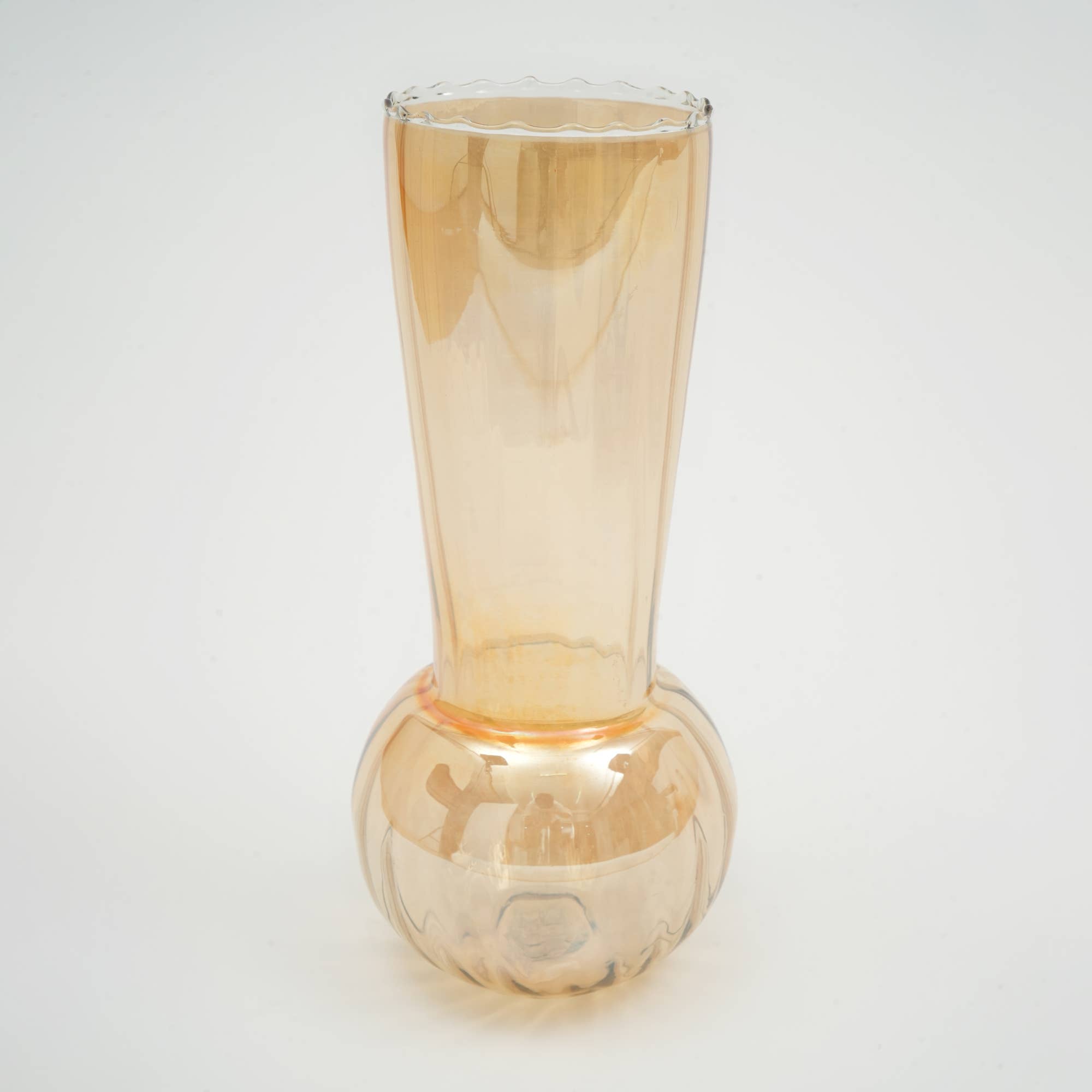 ExpoBazaar - Wholesale Vase - Glass Vase | Whimsy Whirlpool Large Vase | 5.50X10"5