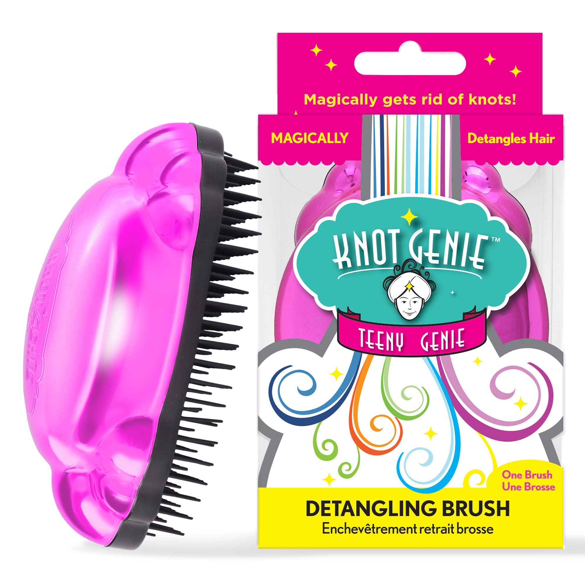 Knot Genie - Wholesale Hair Brush/Comb - Kids & Baby - Teeny Genie Kids’ Detangling Hair Brush – Small Size8