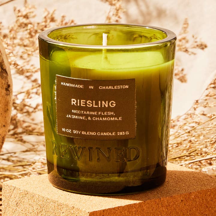 Rewined Riesling Candle 10 oz for wholesale by Rewined