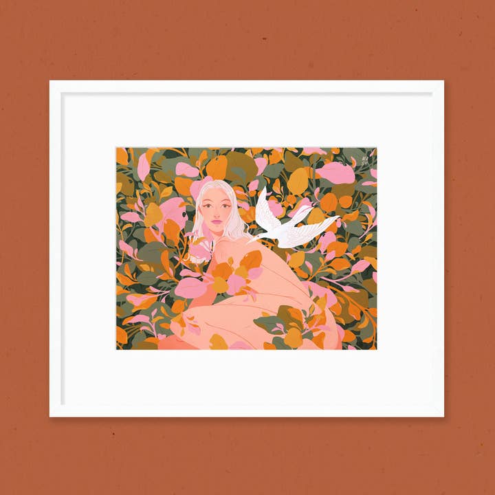 Rest and Regrowth Art Print for wholesale by Samantha Mash Illustration