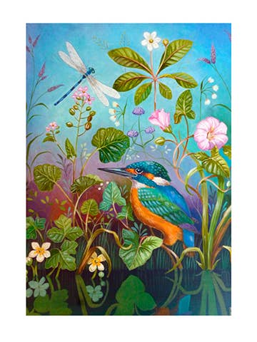 La Piscine Silencieuse - Artiste : Jemima Jameson - GJJ331 pour la vente par Masala Cards