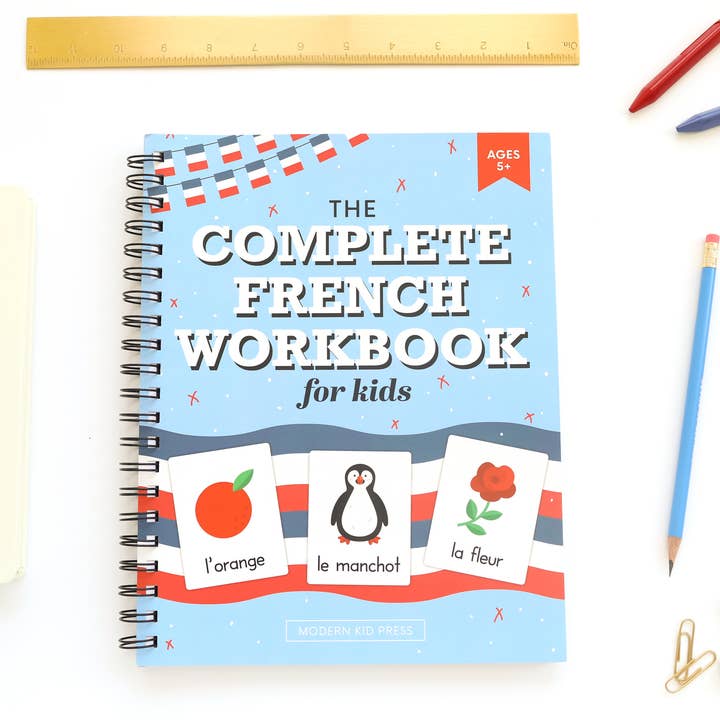 Paper Peony Press - Wholesale Book - Kids - The French Workbook for Kids