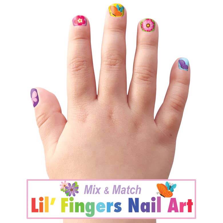Girl Nation – Arte/decalque de unhas por atacado – Lil' Fingers Nail Art - Festa da Primavera1