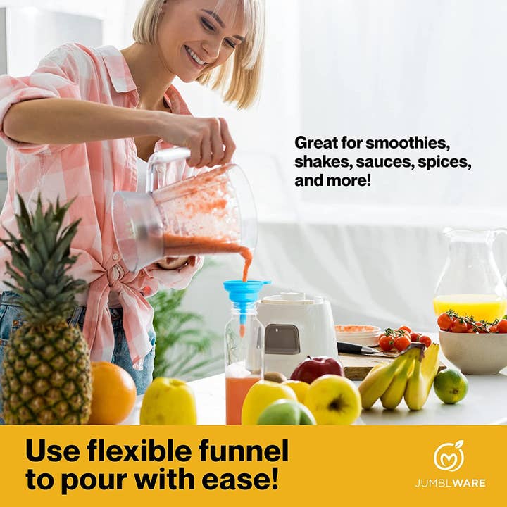 Jumbl - Wholesale Water Bottle - 16 fl oz. Reusable Clear Plastic Bottles with Caps, 20 Pcs.4