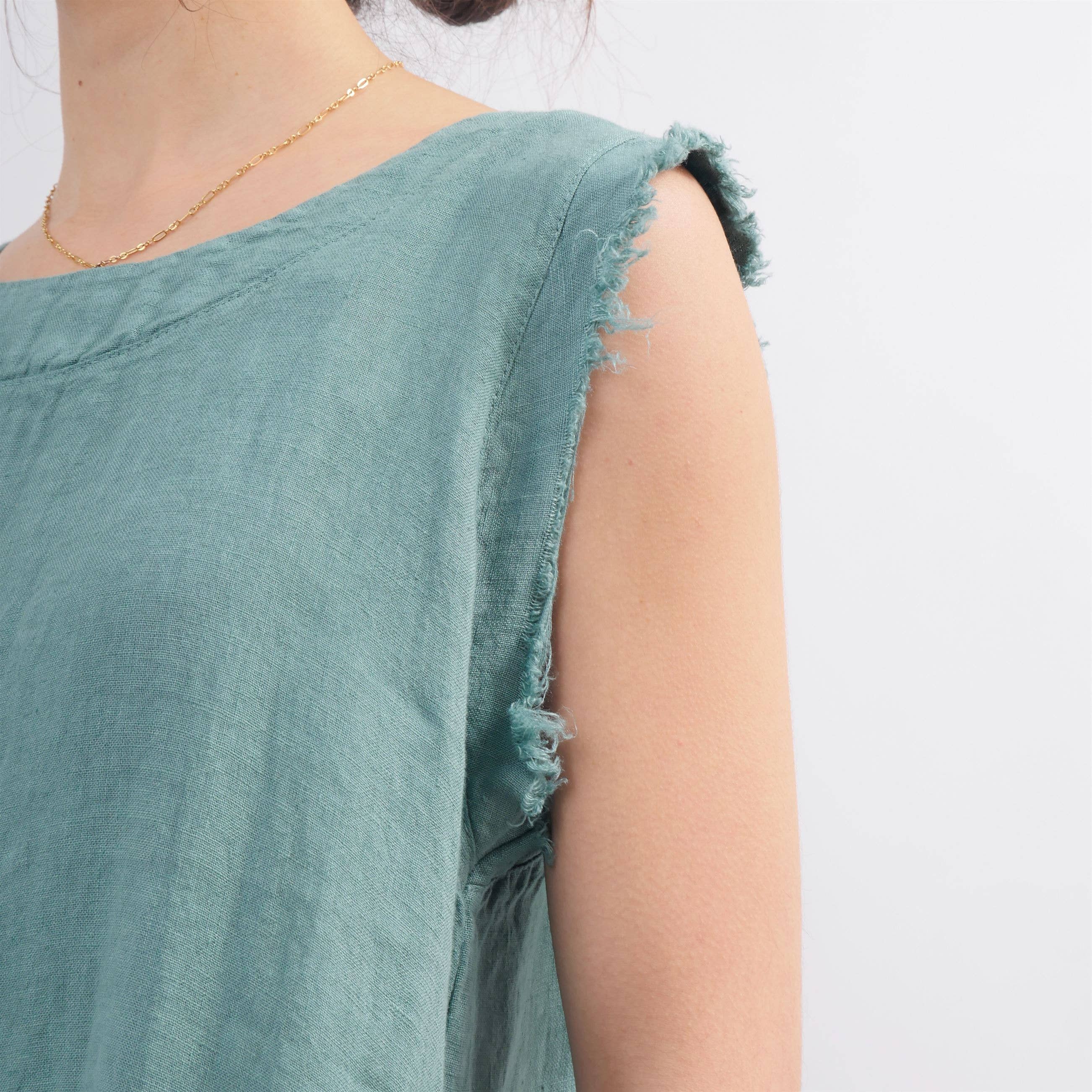 Cecile Wang – Großhandel Kleid – Damen – Langes Leinenkleid XSJ43188