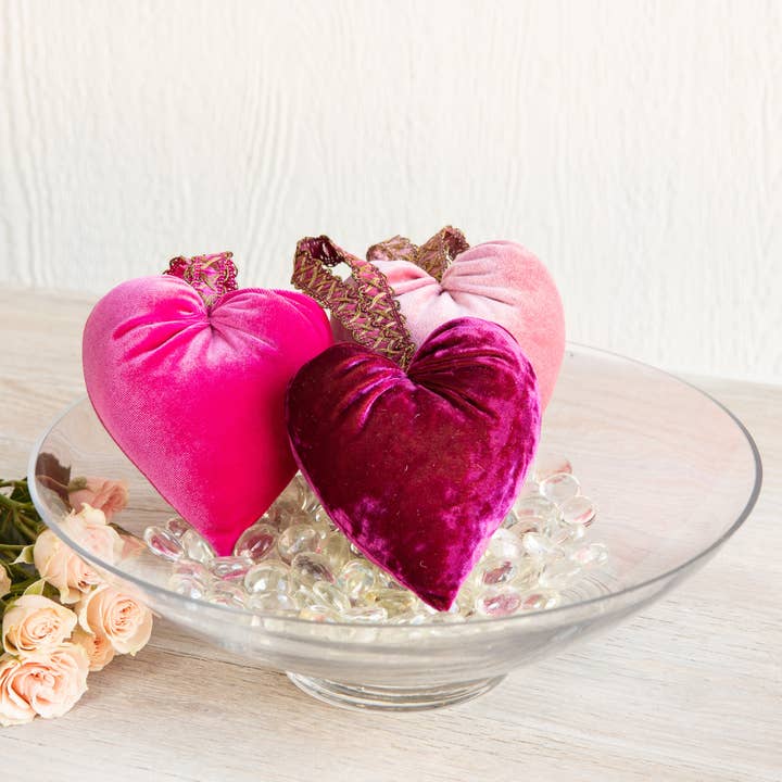 Your Heart's Content – wholesale Dekorativt bordsobjekt – Velvet Hearts vårbröllop, present till mors dag eller vän2
