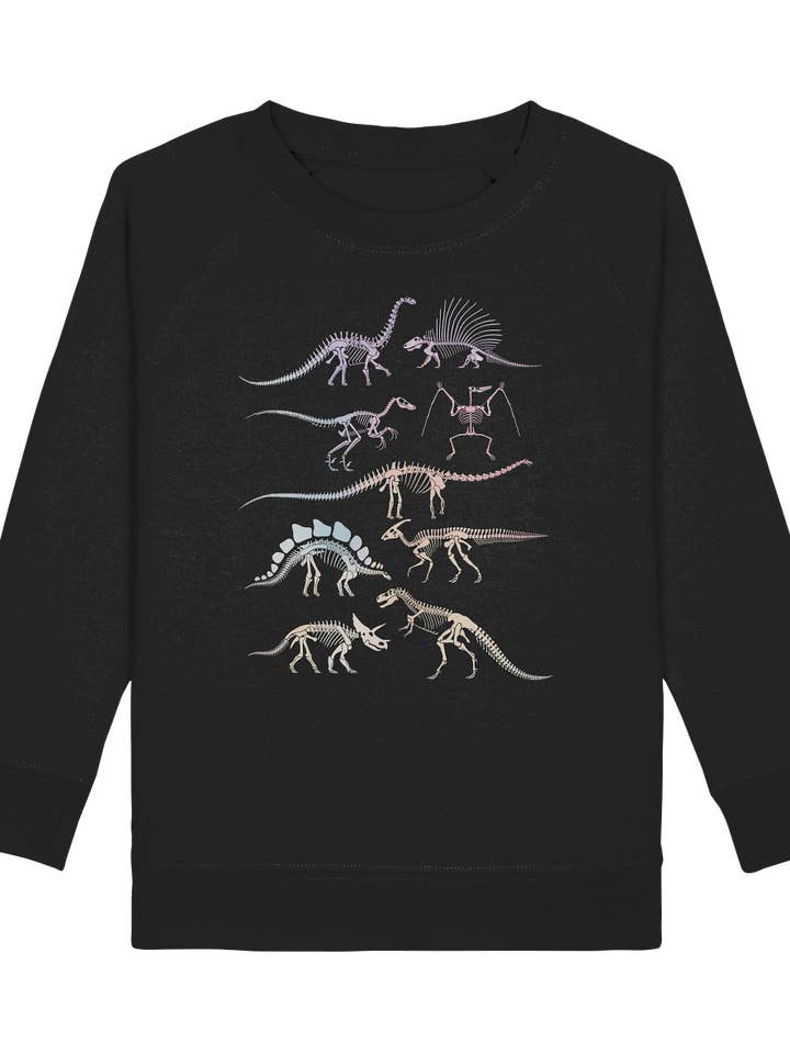 Dinosaurier Skelette Mädchen Dino Kinder Sweatshirt für den Großhandel von Tigerlino®