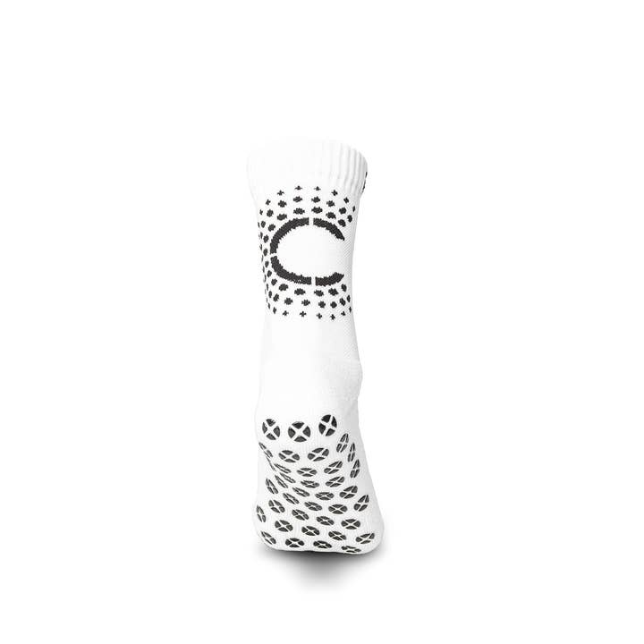 Control Sox - White - Athletic Sport Grip Socks - Anti-Slip for wholesale on Faire