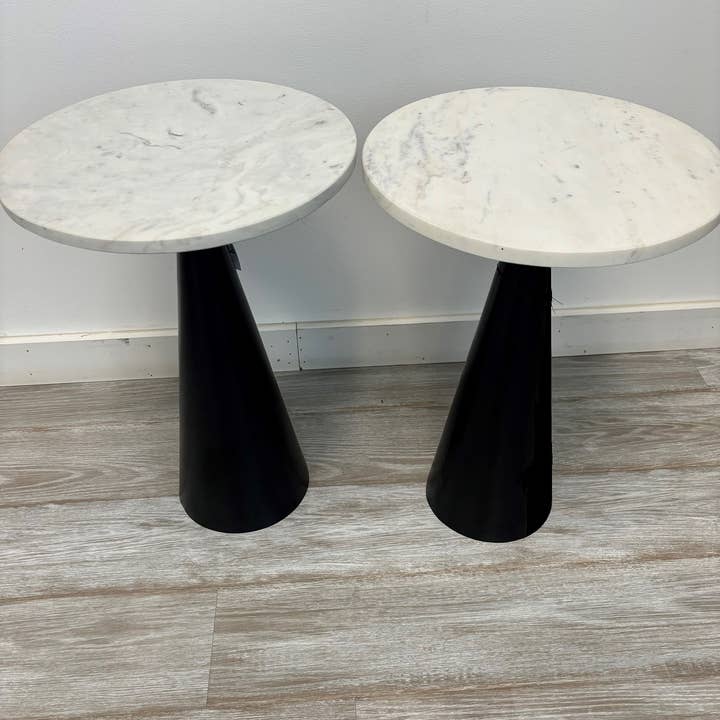 Multi Lg Round Marble Table 13.5"Dia for wholesale on Faire6