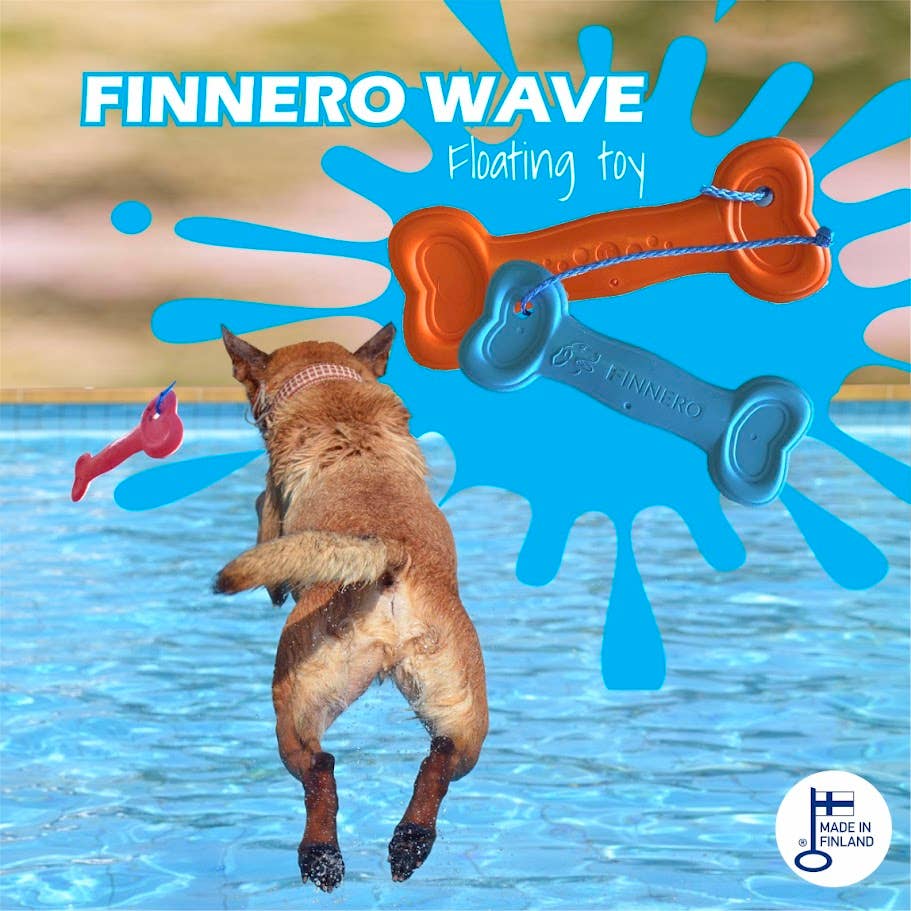 FINNERO - Wholesale Pet Toy - Dog - FINNERO WAVE Floating Dog Toy, Made in Finland, 2 sizes10