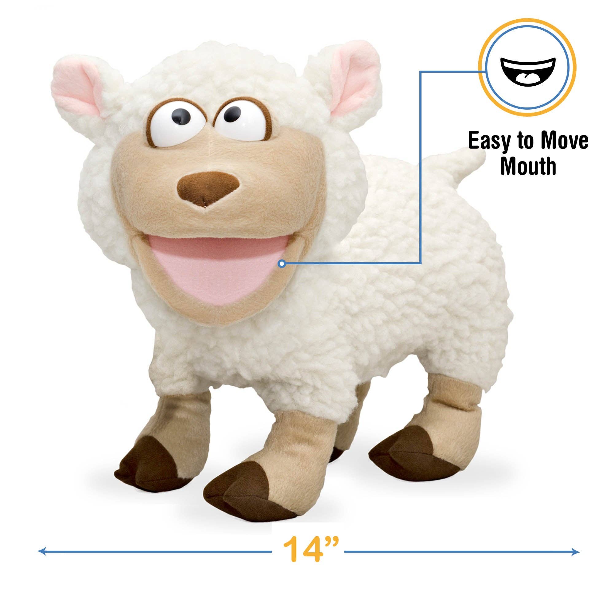 Silly Puppets - Wholesale Puppet - Kids & Baby - Silly Puppets Lamb (14")2