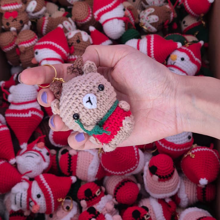 despinacrafting - Wholesale Keychain - Women's - Handmade Christmas Keychains β Crochet Holiday Collection4