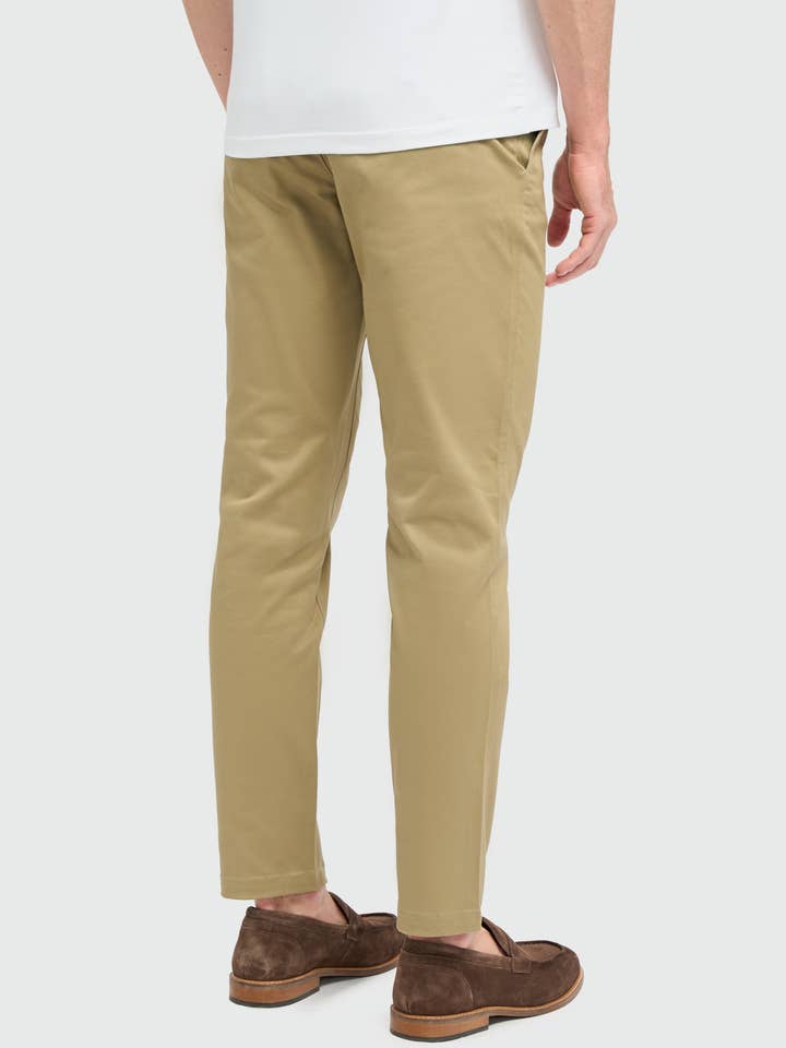 CASTLESON - Wholesale Pants - Men's - Chino trousers men Stone - Cavani Dakota2