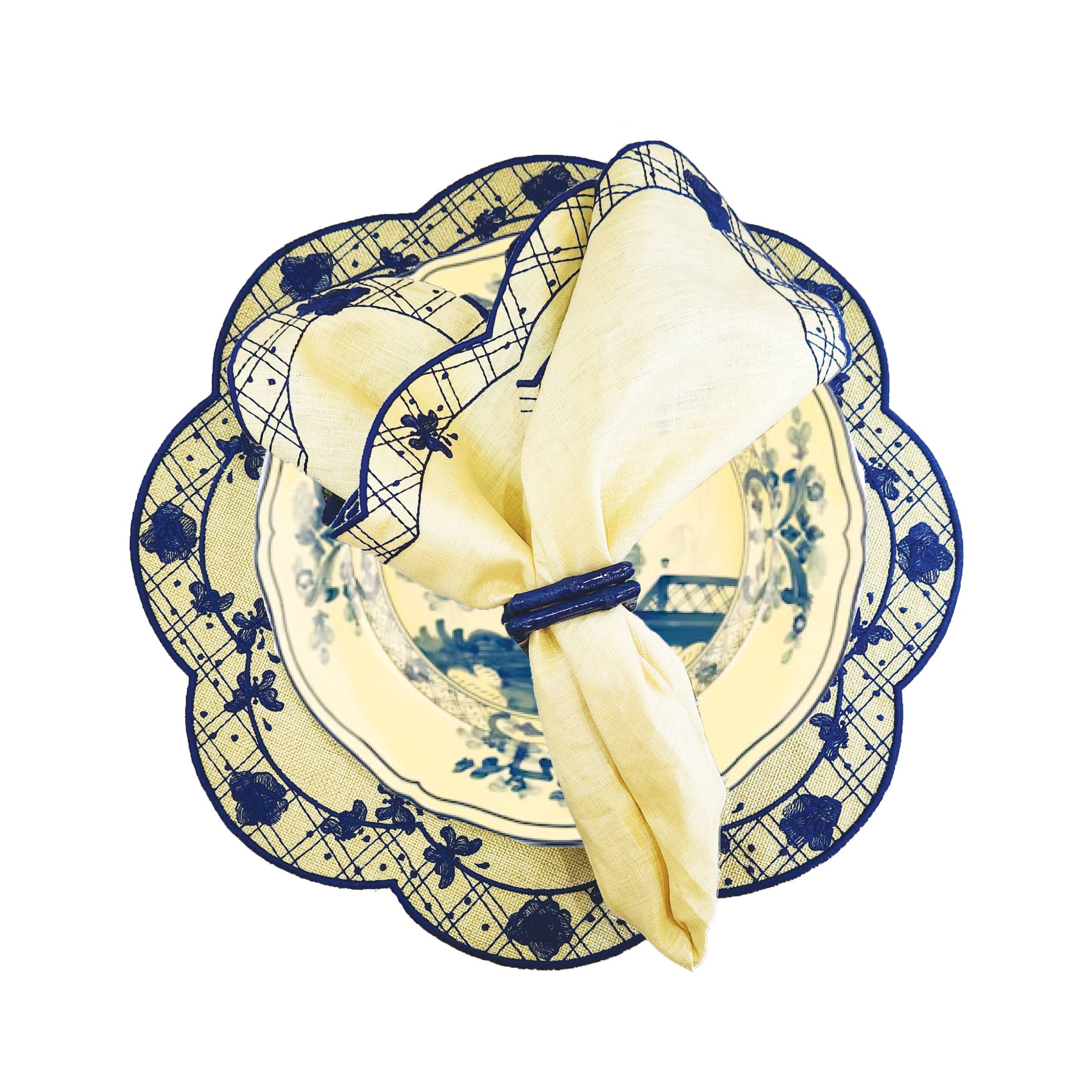 Iza Silva -Luxury Tableware - Wholesale Dinner & Cloth Napkin - The Original -Florentine Collection -Napkins -Various Colors18