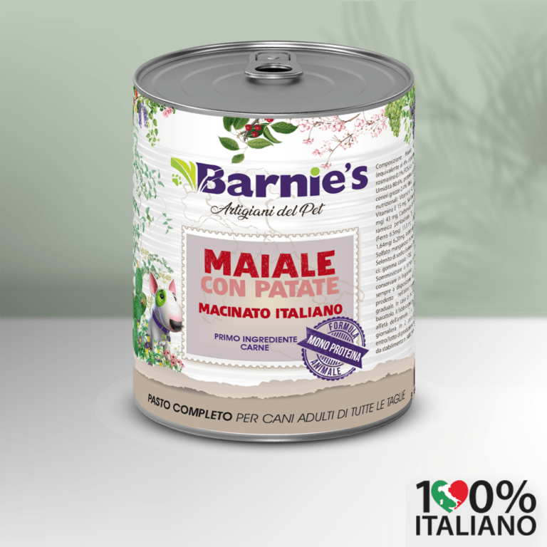 Barnie's – wholesale Pet food – Dog – Adult Dogs Monoprotein Ground All Breeds Pork, 400g0