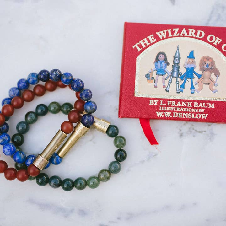 Wishbeads - Wholesale Beaded Bracelet - Polished Grass Agate Intention Bracelet2