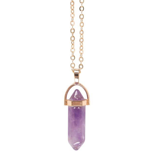 Something Different Wholesale - Wholesale Everyday Greeting Card - Amethyst Crystal Necklace on Greeting Card4