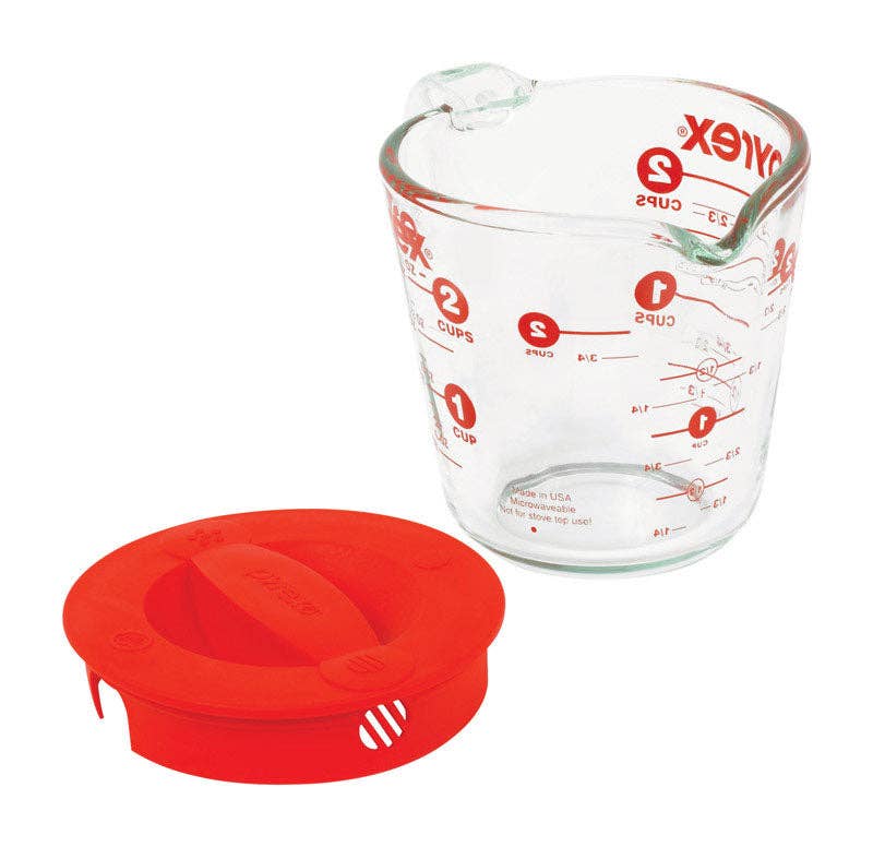Everyday Supply Co - Wholesale Measuring Cup - Pyrex 2-Cup Glass/Plastic Measuring Cup Set of 60