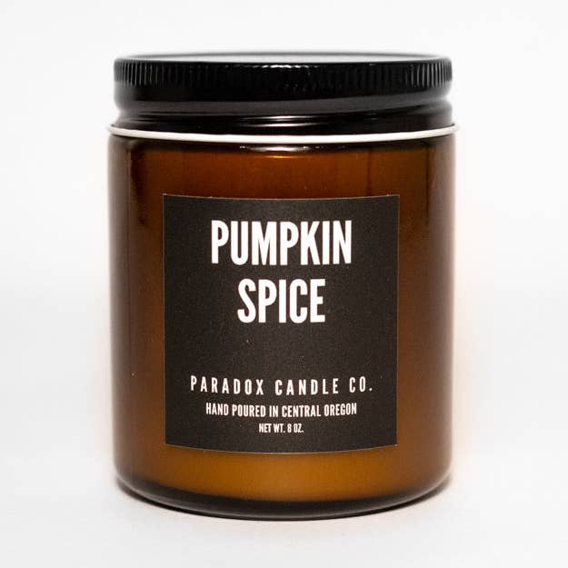 PUMPKIN SPICE CANDLE 4OZ for wholesale by Paradox Candle Co.