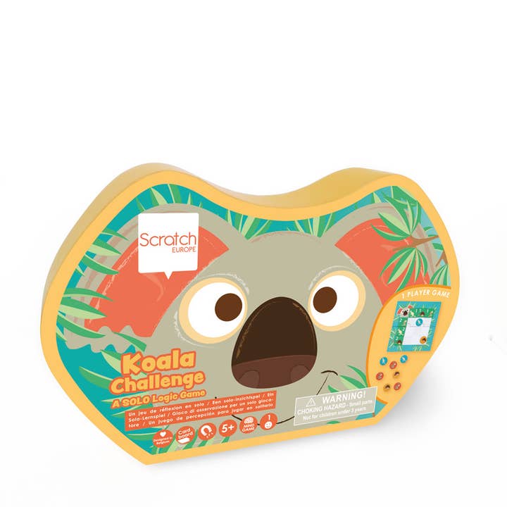 DAM - Wholesale Brain Game - Kids - Scratch - Solo Game KOALA CHALLENGE