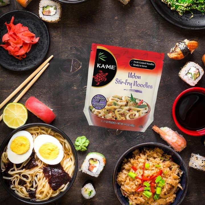 Udon Stir Fry Noodles for wholesale by Kame