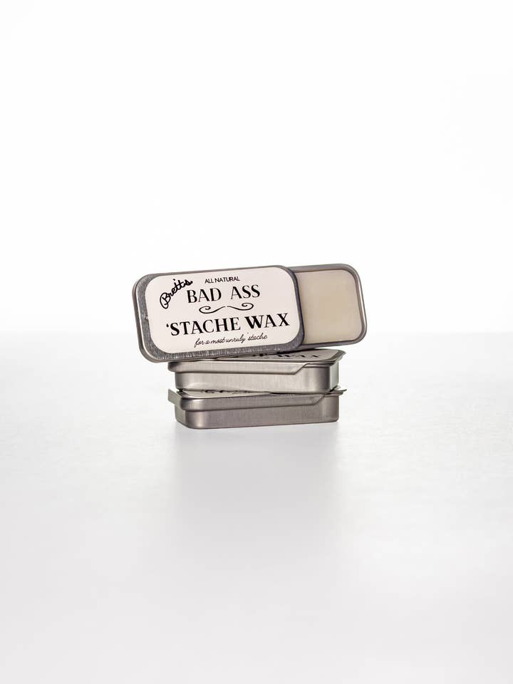 Brett's Bad Ass 'stache Wax for wholesale by Splendid Alchemy