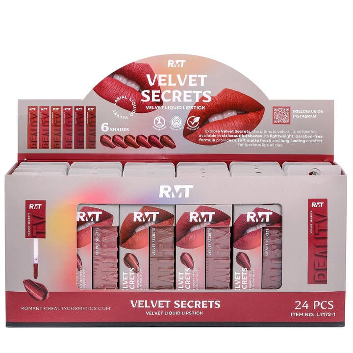 Walana Beauty - Wholesale Lipstick - VELVET SECRETS LIQUID LIPSTICK1