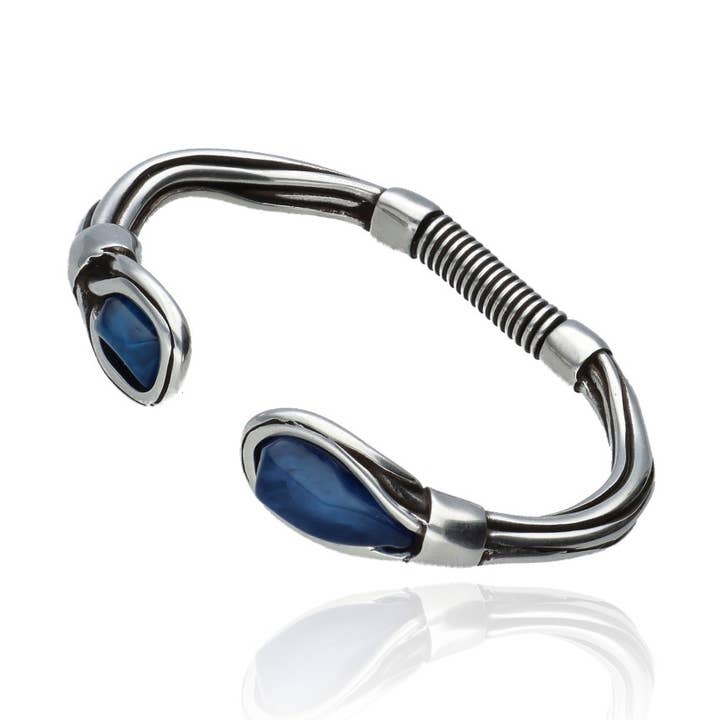 Pulseira Dual Touch Prata por atacado de Las Joyas de Amanda