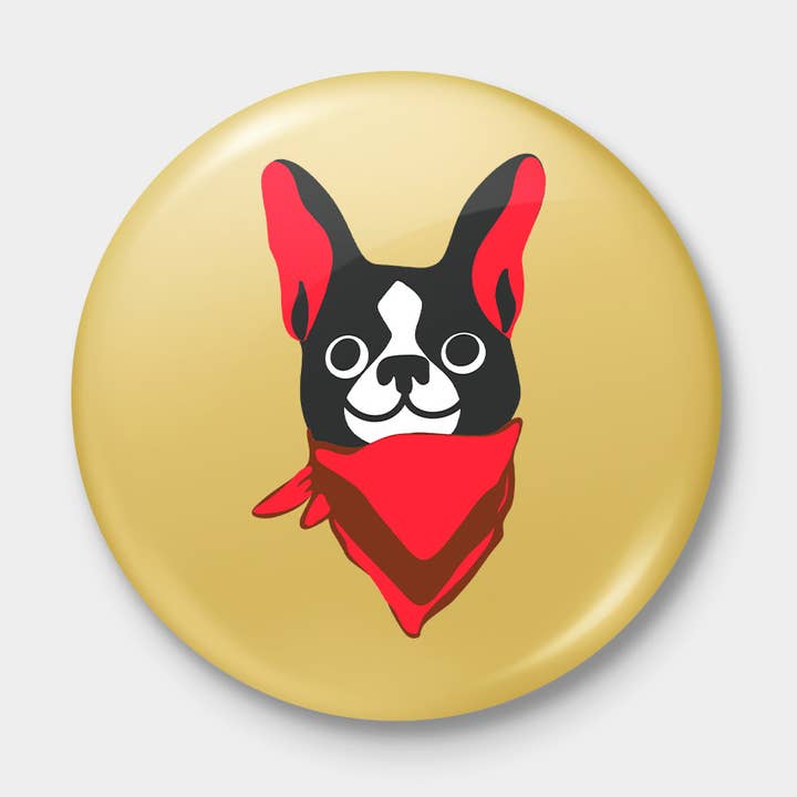 Shop Good - Venta al por mayor Botón/prendedor - Botón Pinback Western de Desert Dog0