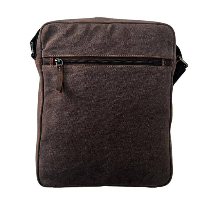 Minori Leather - Wholesale Messenger Bag - Unisex - August Canvas Messenger2