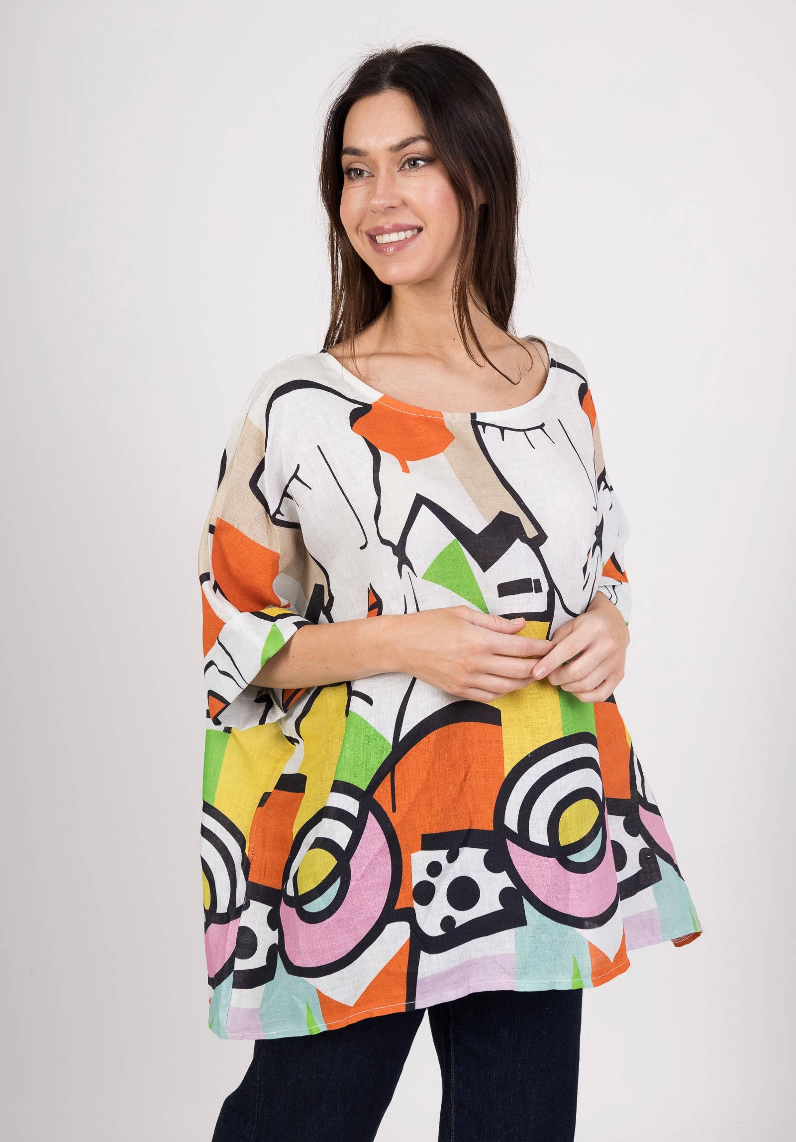 LINEN & COTTON HOUSE - Vente Tunique – femme - TUNIC IN LINEN LALA 593815