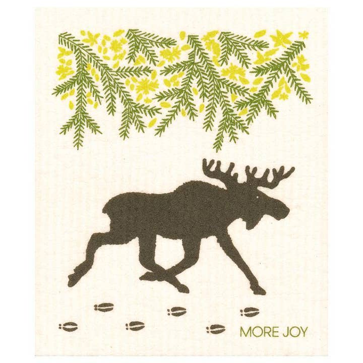 Galleyware - Wholesale Dishcloth - Moose Forest Swedish Towel
