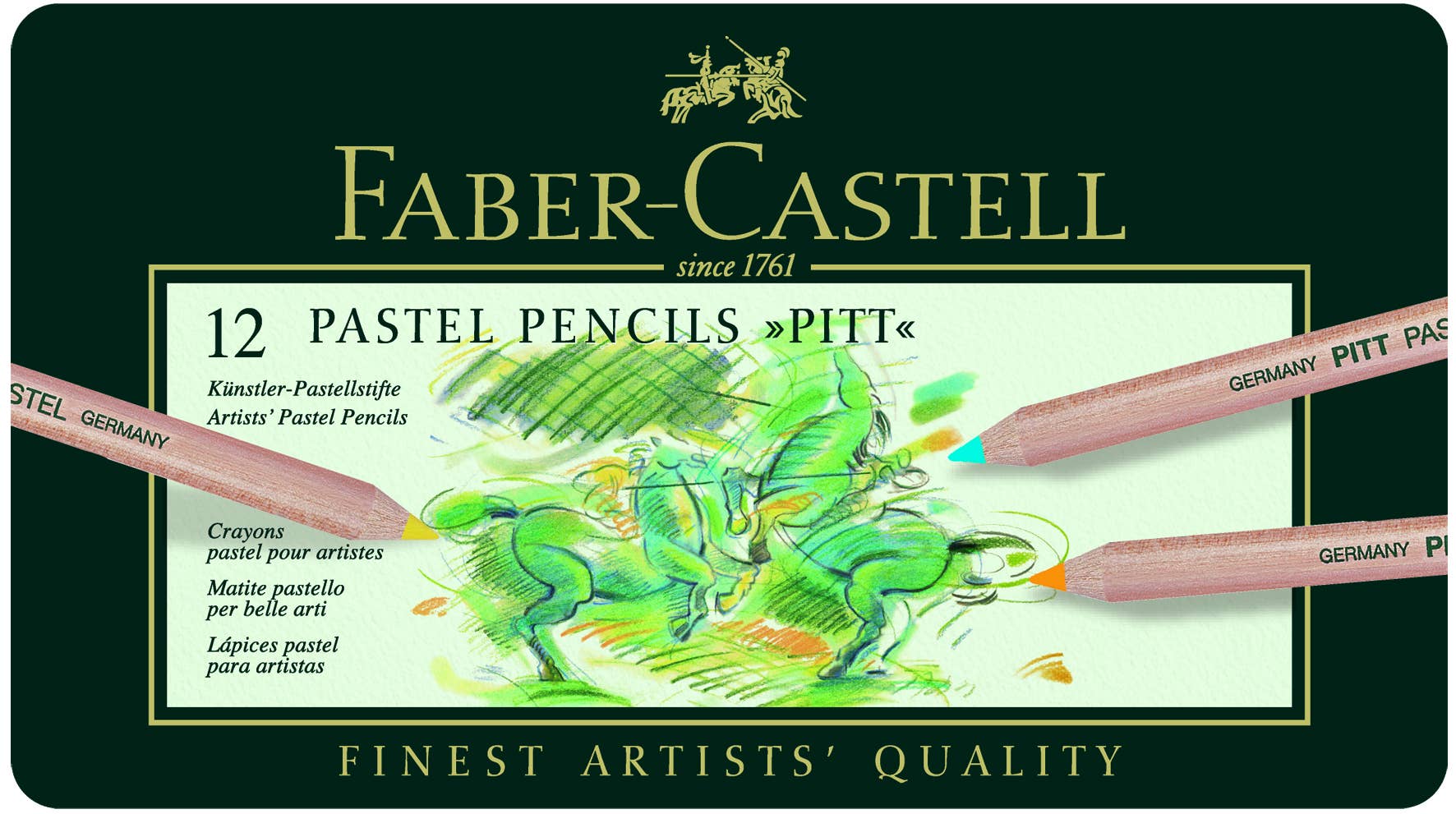 Faber-Castell / Creativity for Kids - Wholesale Colored Pencil - Pitt Pastel Pencils, Tin of 121