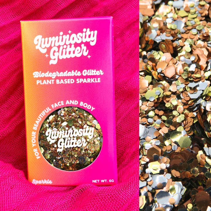 Sunset Shimmer Biodegradable Glitter | Eco Festival Glitter for wholesale by Luminosity Glitter™ - Eco Glitter