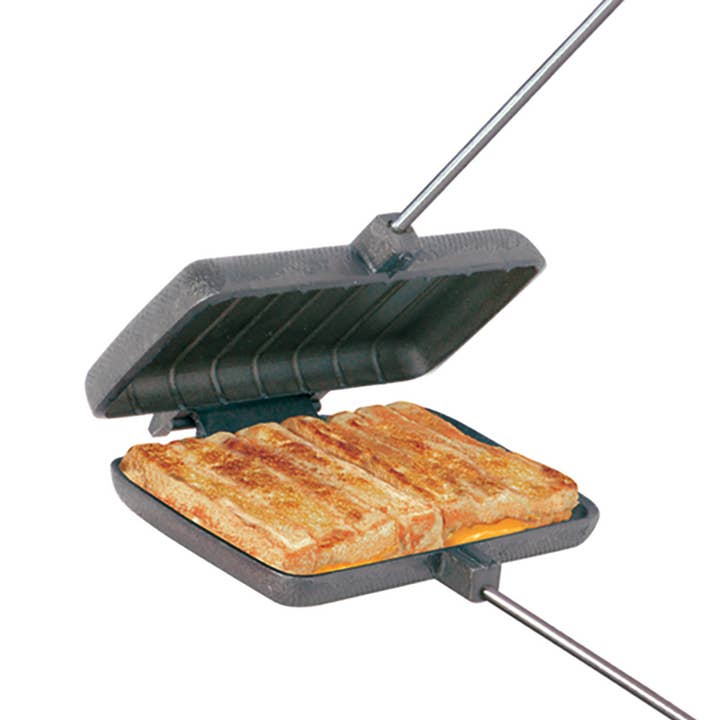 Rome Outdoor Cookware - Vente Ustensile/gadget de cuisine - Fer à tarte double en fonte, The Original By Rome #1605