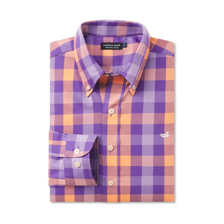Jalisco Gingham Dress Shirt for wholesale by Southern Marsh