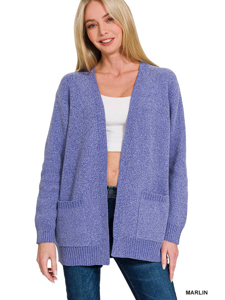 42POPS – Cardigan - Mulher por atacado – ...SI-25153 Cardigan Aberto à Frente Melange9