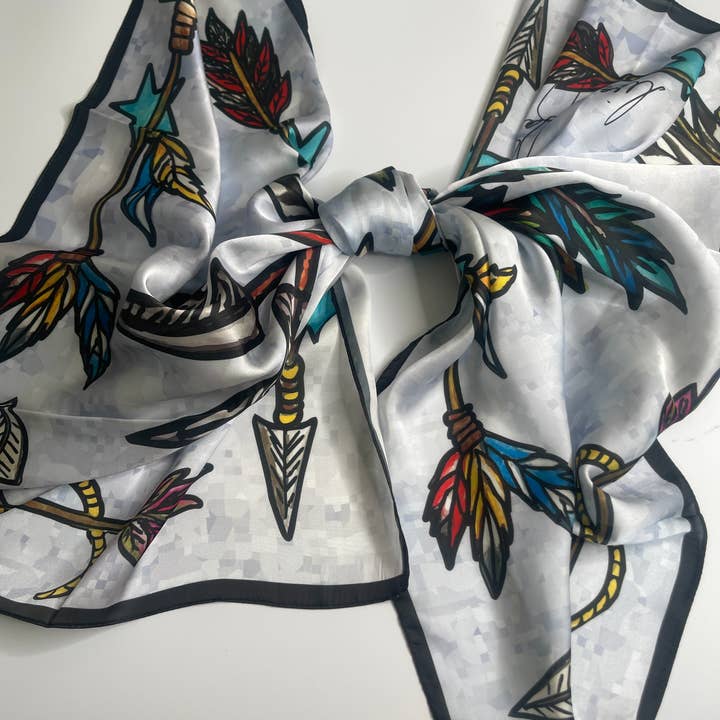 Follow Your Arrow Wild Rag for wholesale by A Rare Bird Shop