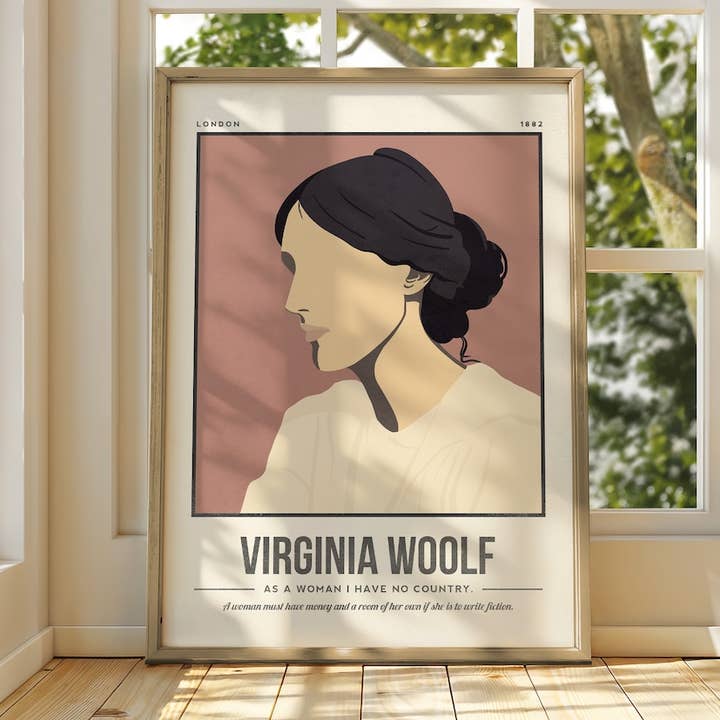 Estampado de Virginia Woolf para venta al por mayor de Sera/Lina