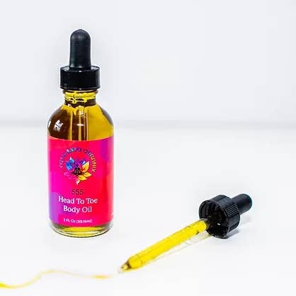 Head to Toe Body Oil - 555 for wholesale by Lotus Lyfe Organix