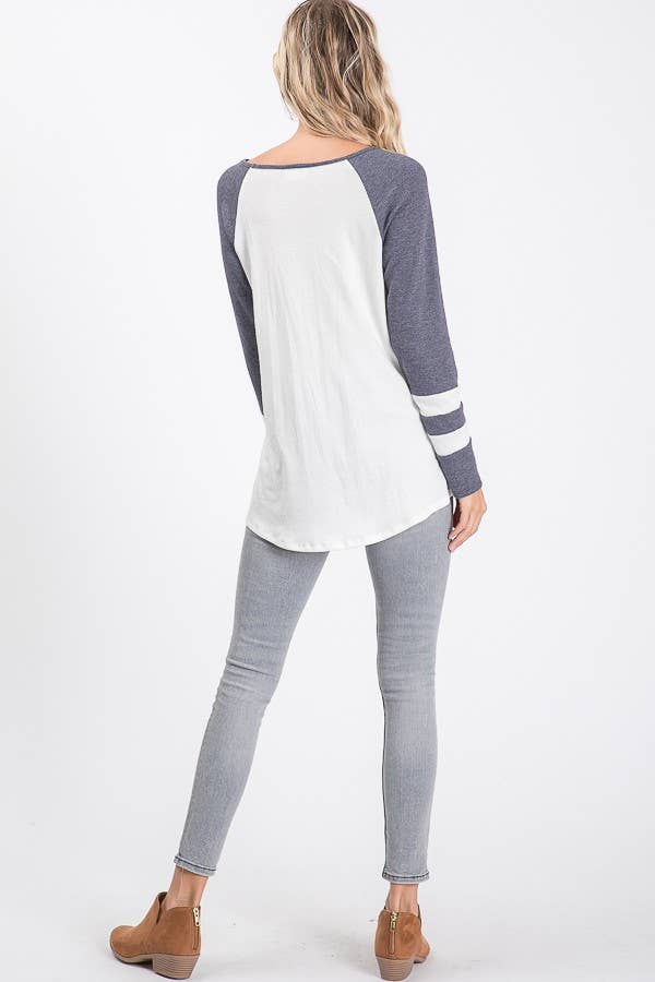 lovely melody - Venta al por mayor Camisa - Mujer - T8094 MANGA LARGA CON DETALLE DE RAYAS Y CUELLO18