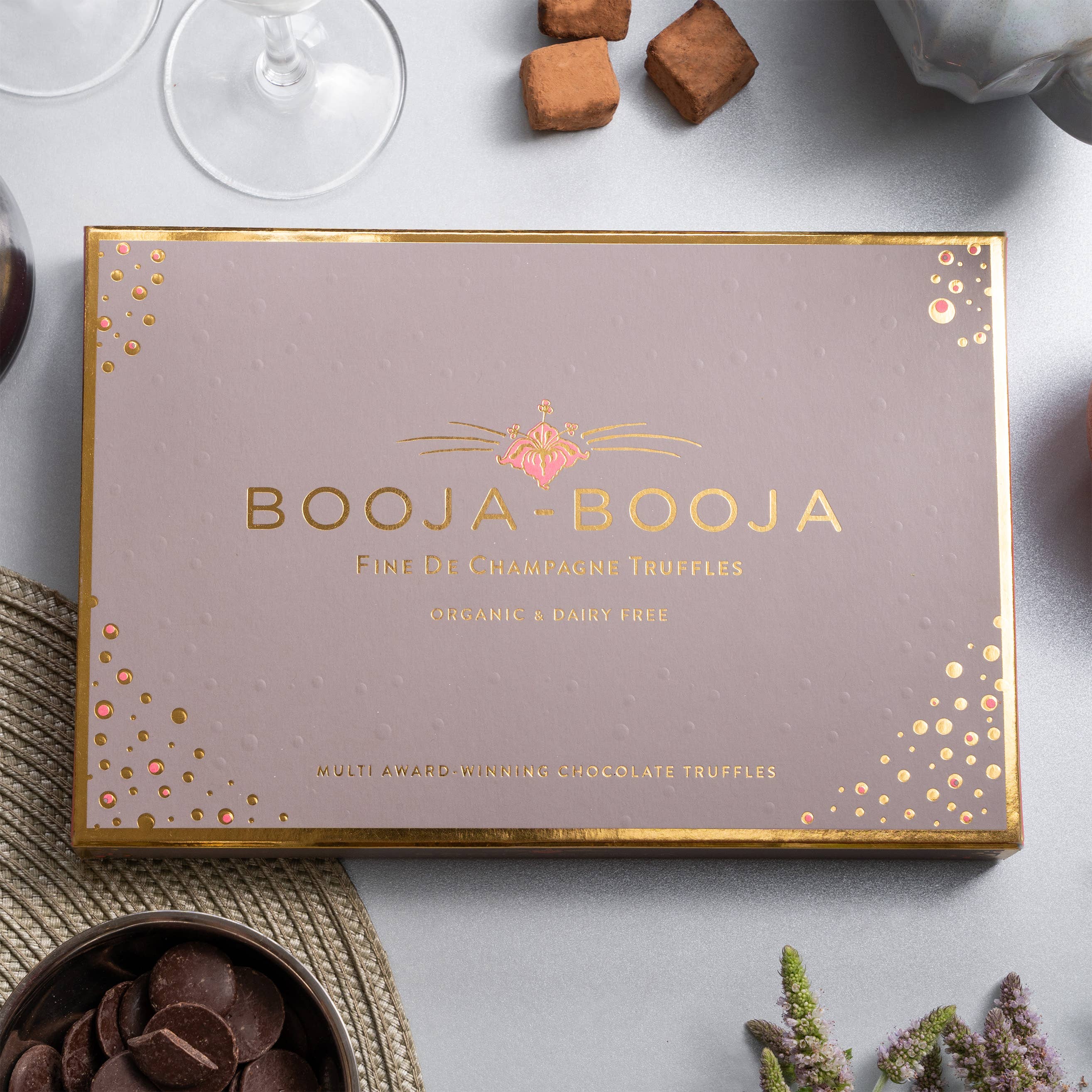 Booja-Booja – wholesale Chocolate box – Fine de Champagne - Sixteen Truffle Pack 5 x 184g1
