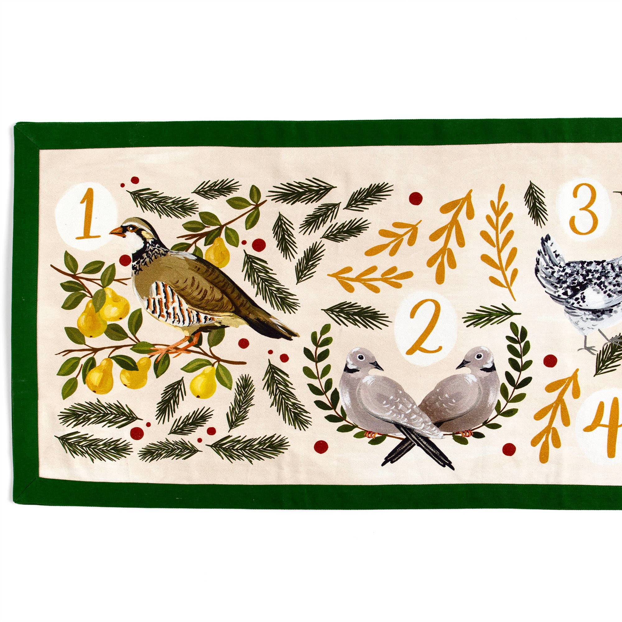 1canoe2 | One Canoe Two Paper Co. - Wholesale Tablecloth - 12 Days of Christmas Tablecloth Runner1