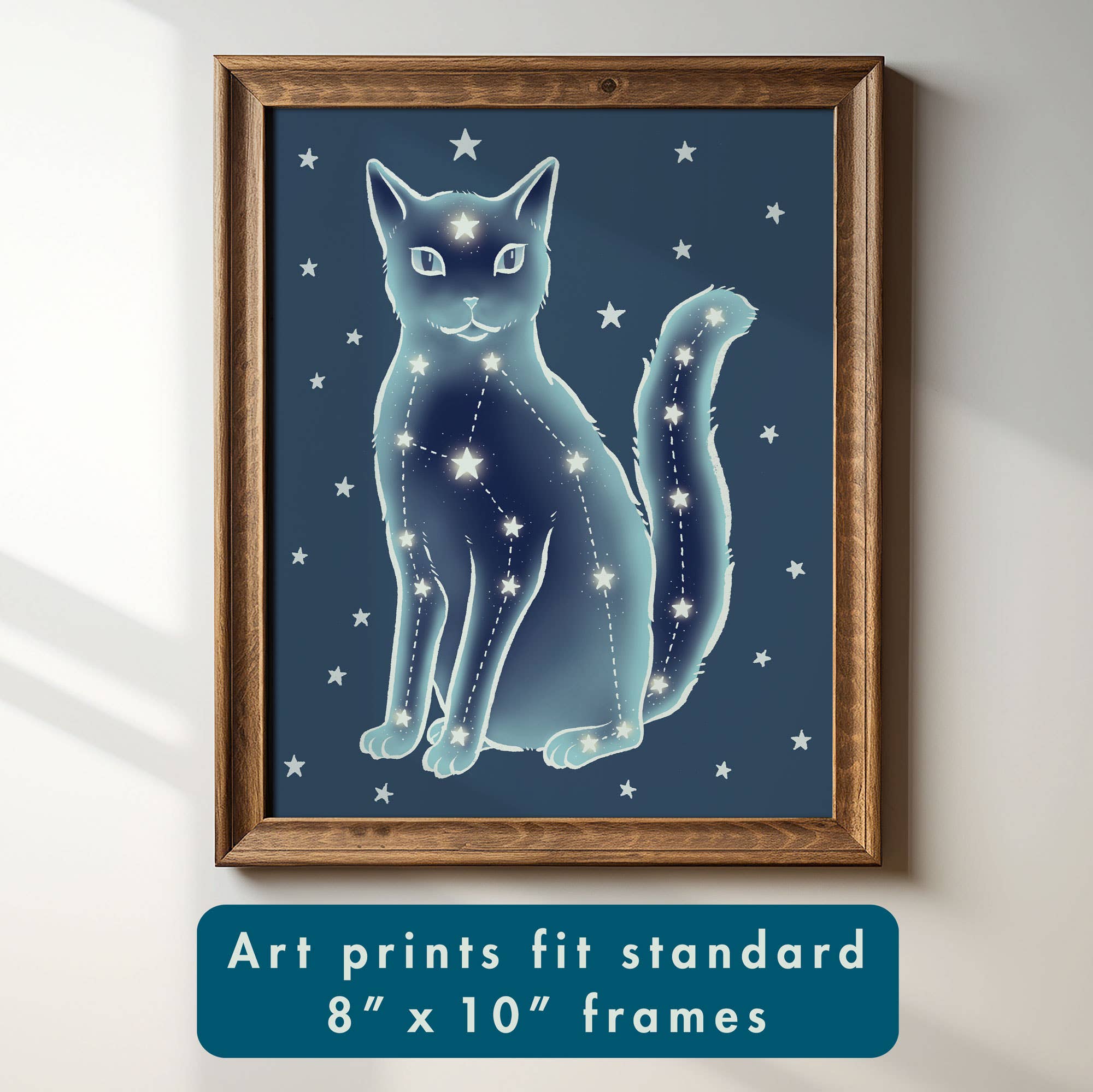 Bee's Knees Industries - Wholesale Art Print - Flower Cat art print1